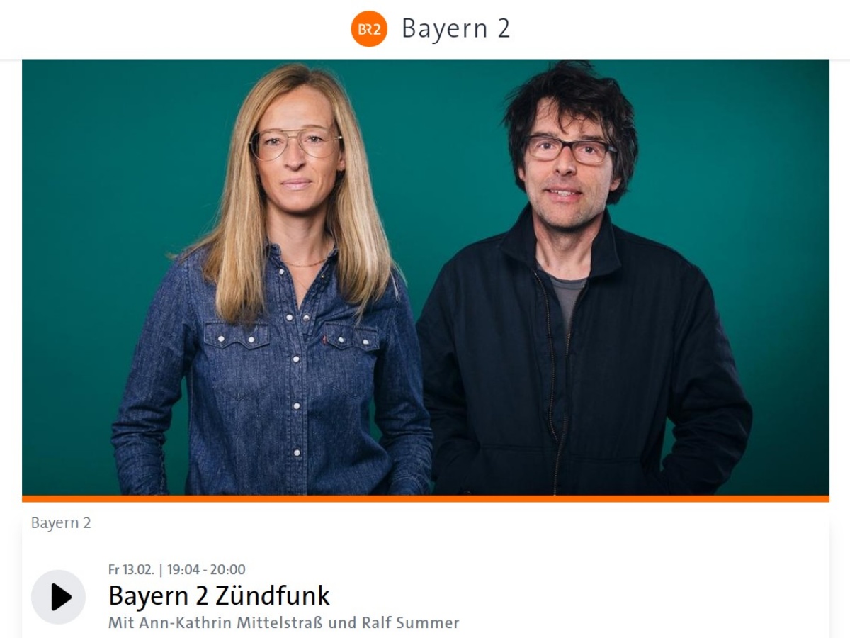 Bayern 2 Zündfunk: Zeit zu reden diskutiert Sanktionen und Boykotte in München